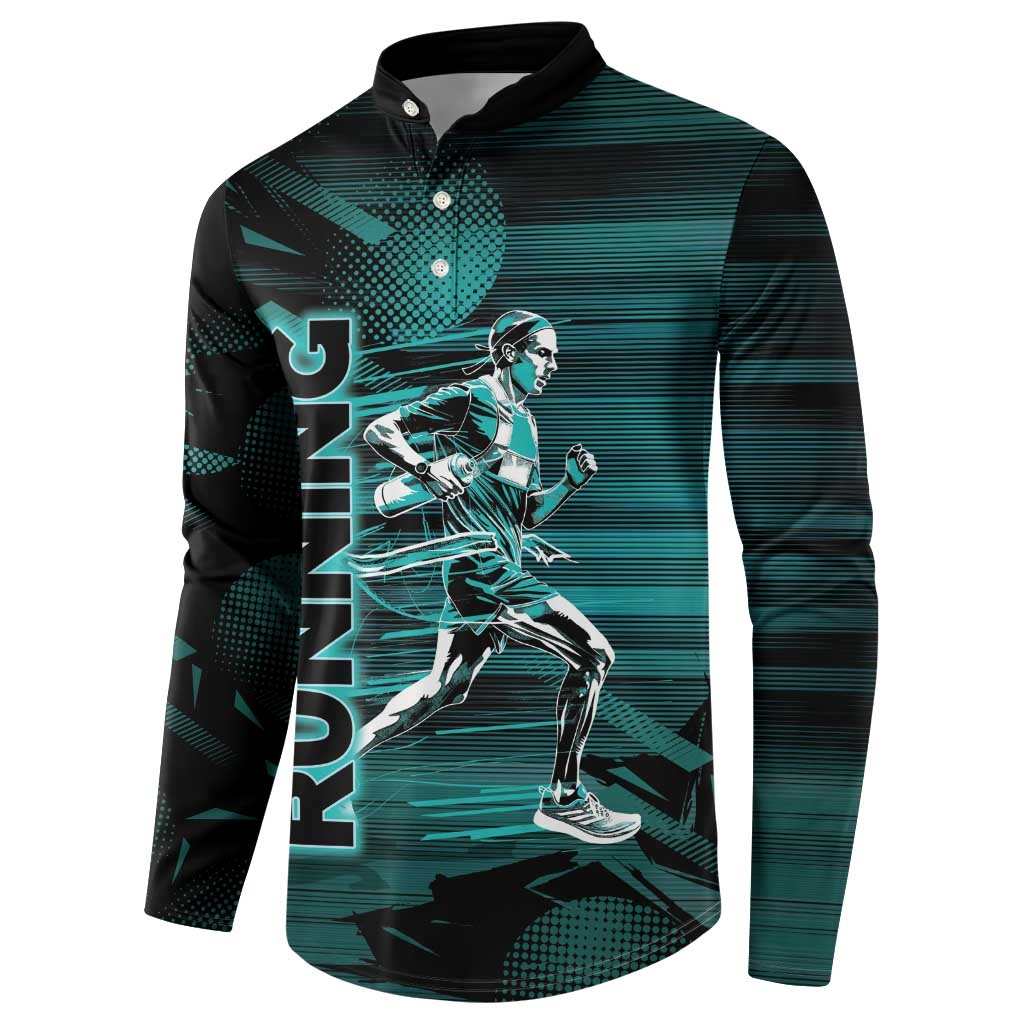 Personalized Running Button Sweatshirt Infinite Sprint Energy