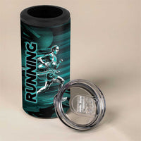 Personalized Running 4 in 1 Can Cooler Tumbler Infinite Sprint Energy