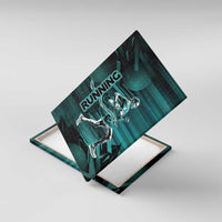 Running Canvas Wall Art Infinite Sprint Energy