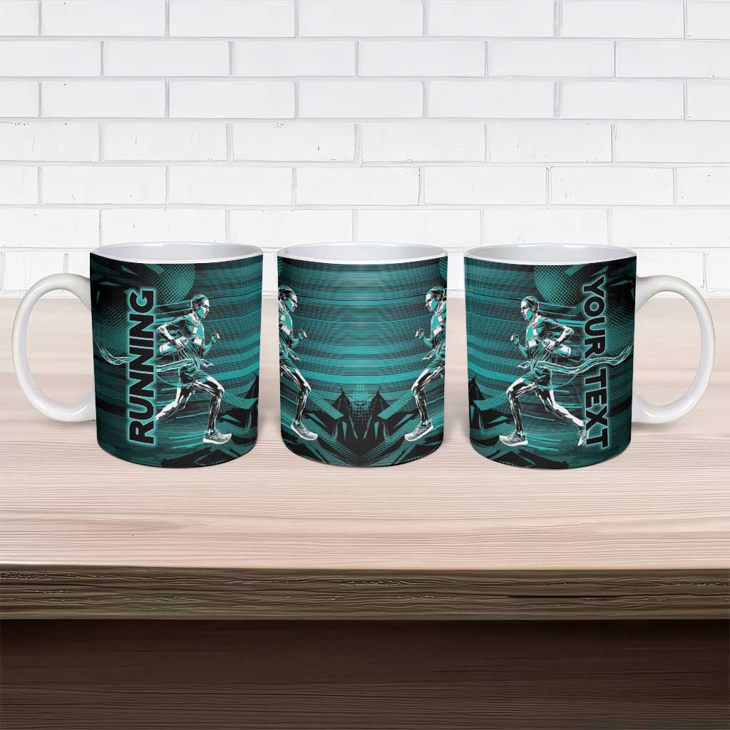 Personalized Running Ceramic Mug Infinite Sprint Energy