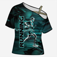 Personalized Running Cross Shoulder Shirt Infinite Sprint Energy
