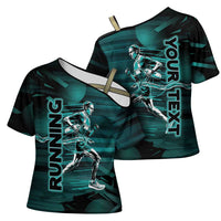 Personalized Running Cross Shoulder Shirt Infinite Sprint Energy
