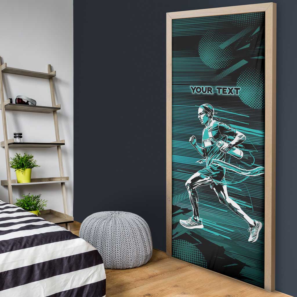 Personalized Running Door Cover Infinite Sprint Energy
