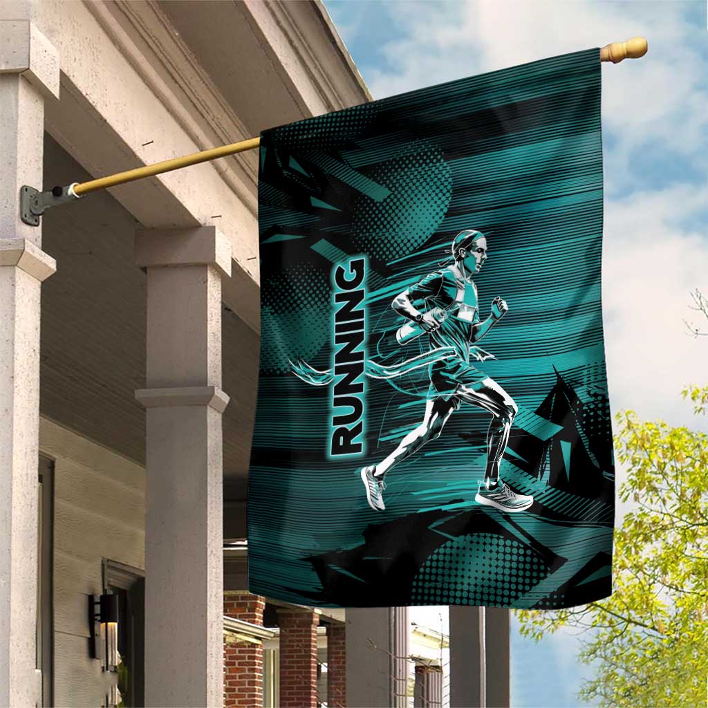 Running Garden Flag Infinite Sprint Energy