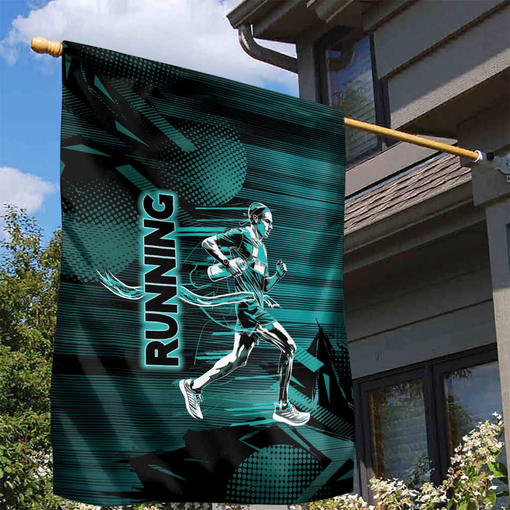 Running Garden Flag Infinite Sprint Energy
