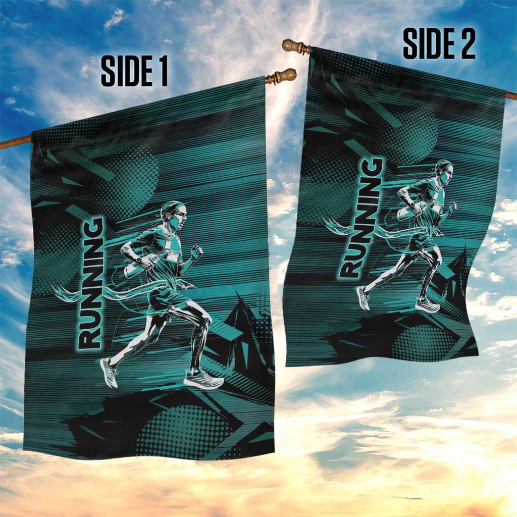 Running Garden Flag Infinite Sprint Energy