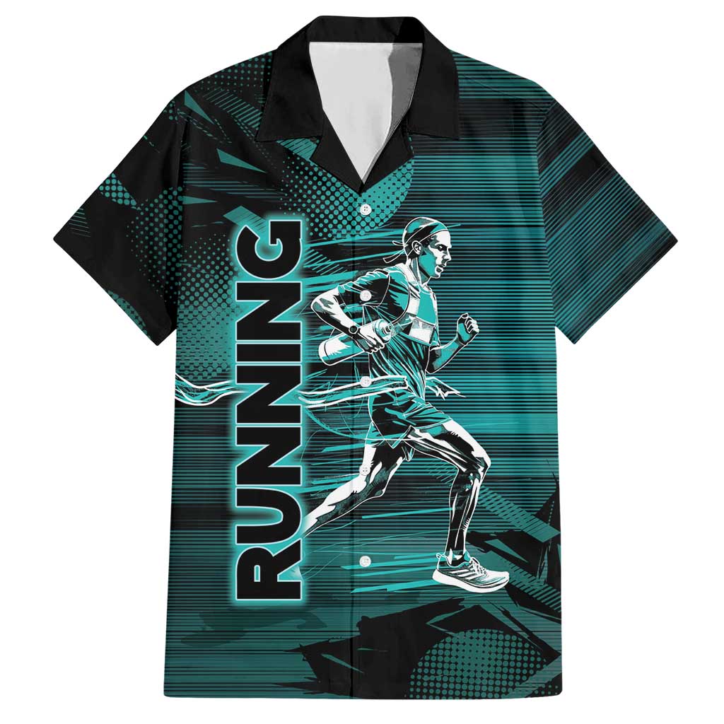 Personalized Running Hawaiian Shirt Infinite Sprint Energy