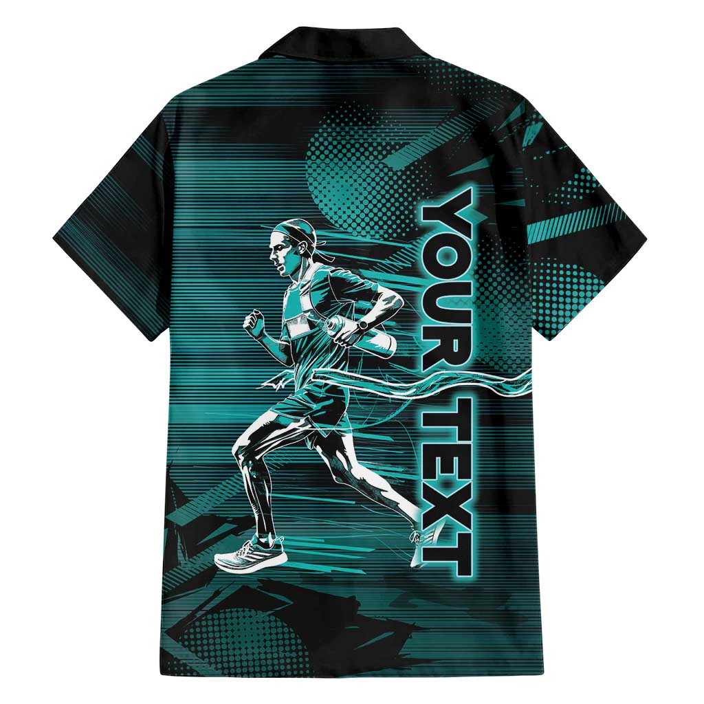Personalized Running Hawaiian Shirt Infinite Sprint Energy
