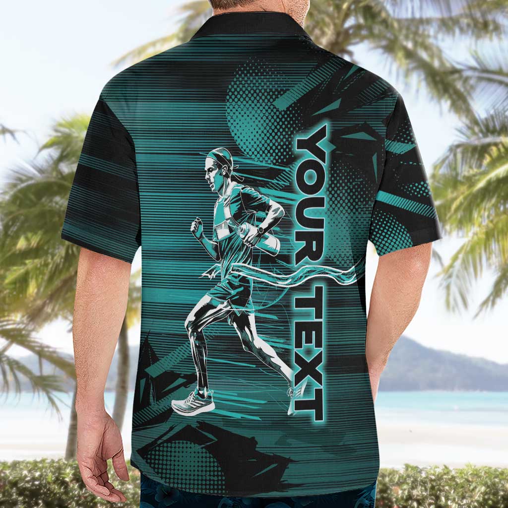 Personalized Running Hawaiian Shirt Infinite Sprint Energy