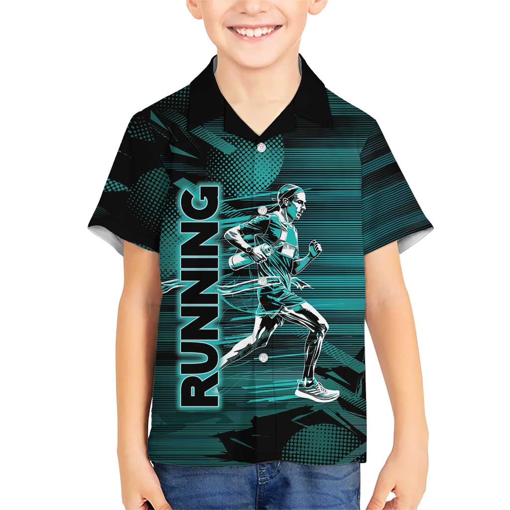 Personalized Running Hawaiian Shirt Infinite Sprint Energy