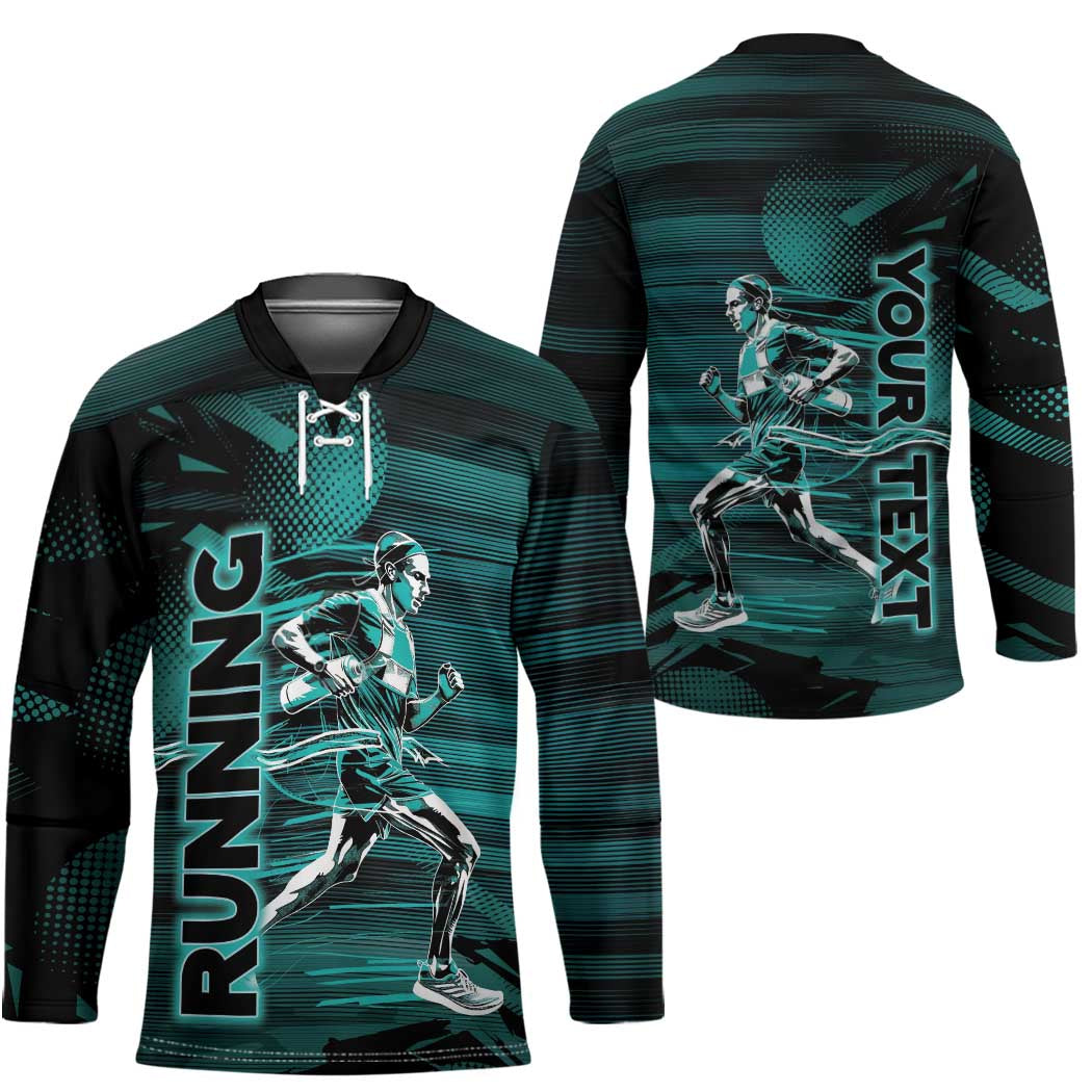 Personalized Running Hockey Jersey Infinite Sprint Energy