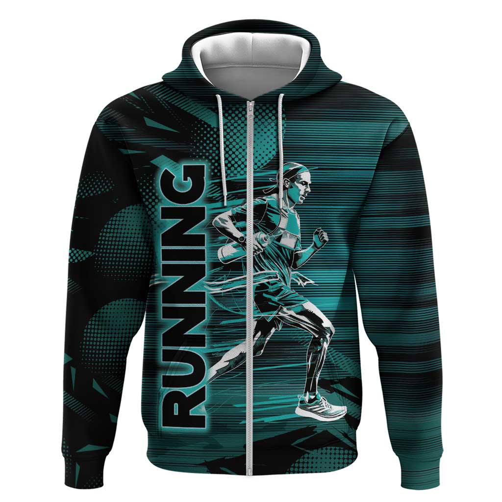 Personalized Running Hoodie Infinite Sprint Energy
