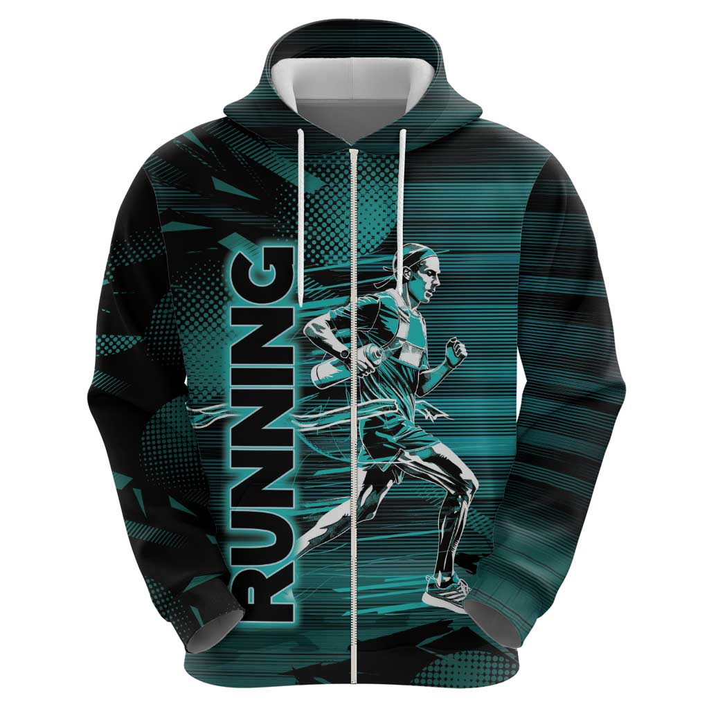 Personalized Running Hoodie Infinite Sprint Energy
