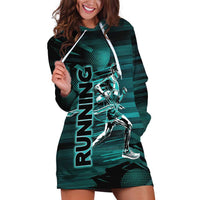 Personalized Running Hoodie Dress Infinite Sprint Energy