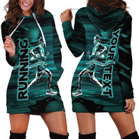 Personalized Running Hoodie Dress Infinite Sprint Energy