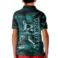 Personalized Running Kid Polo Shirt Infinite Sprint Energy