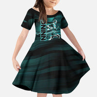 Personalized Running Kid Short Sleeve Dress Infinite Sprint Energy