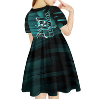Personalized Running Kid Short Sleeve Dress Infinite Sprint Energy
