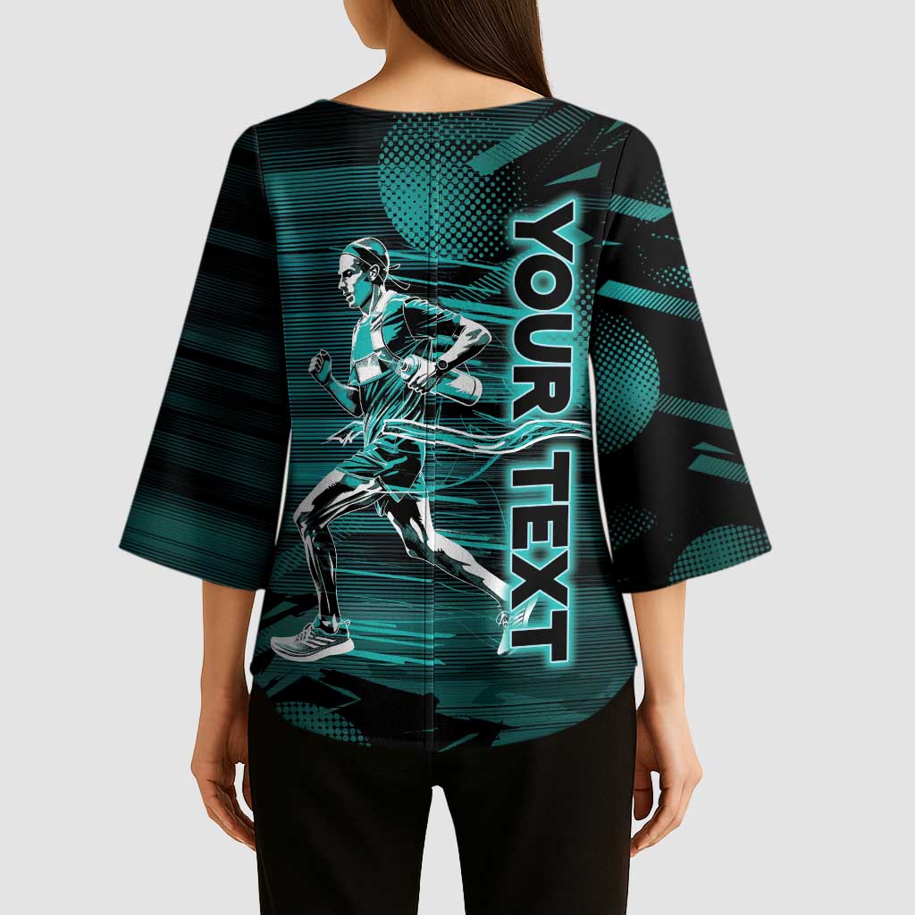 Personalized Running Kimono Sleeve Blouse Infinite Sprint Energy