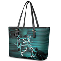 Running Leather Tote Bag Infinite Sprint Energy