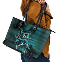 Running Leather Tote Bag Infinite Sprint Energy
