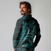 Personalized Running Long Sleeve Polo Shirt Infinite Sprint Energy