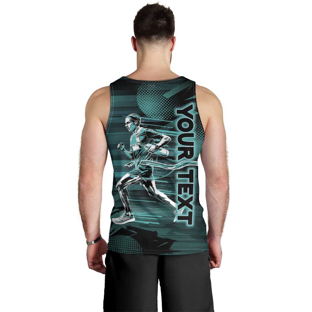 Personalized Running Men Tank Top Infinite Sprint Energy