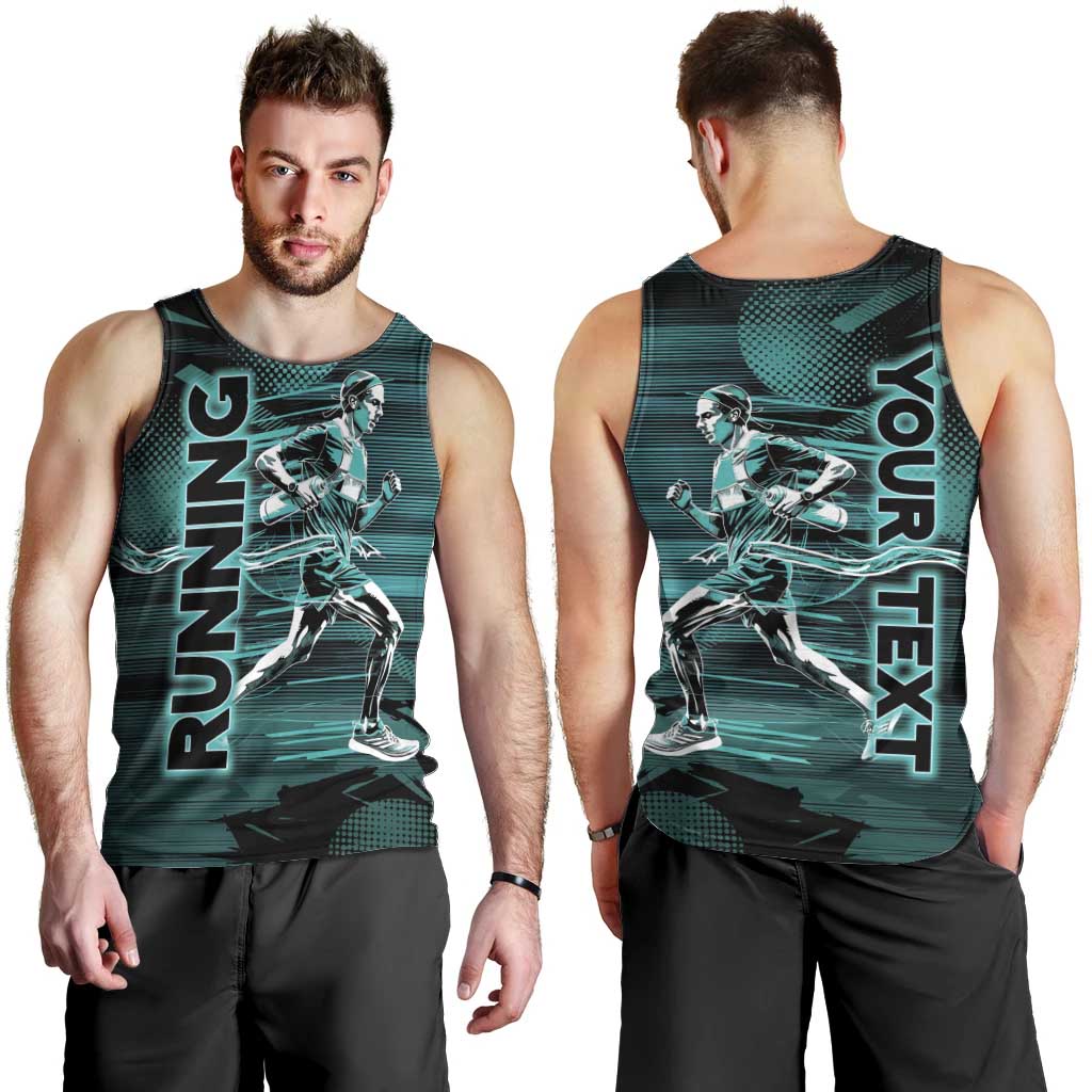 Personalized Running Men Tank Top Infinite Sprint Energy