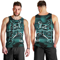 Personalized Running Men Tank Top Infinite Sprint Energy