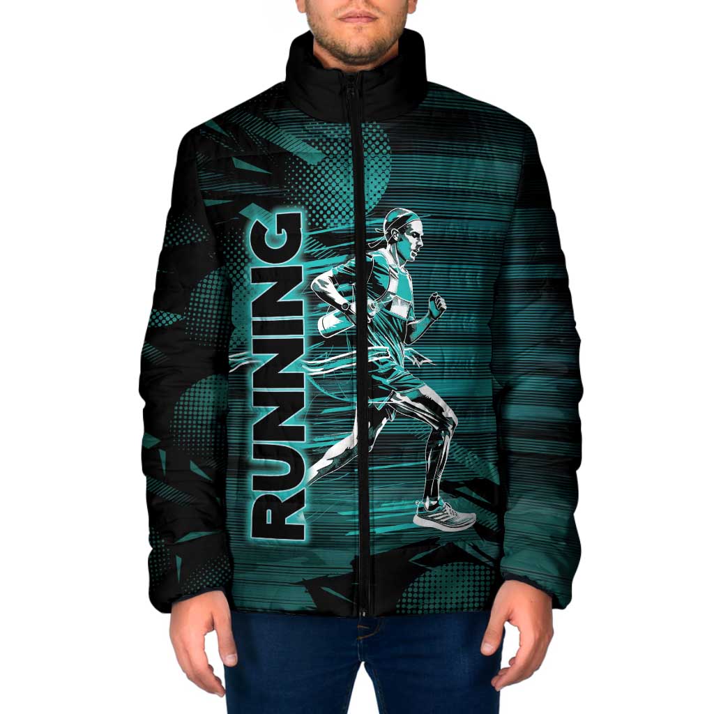 Personalized Running Padded Jacket Infinite Sprint Energy