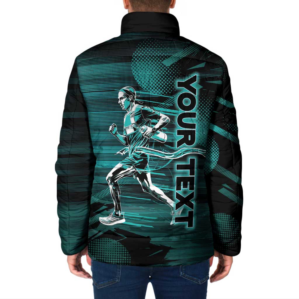 Personalized Running Padded Jacket Infinite Sprint Energy