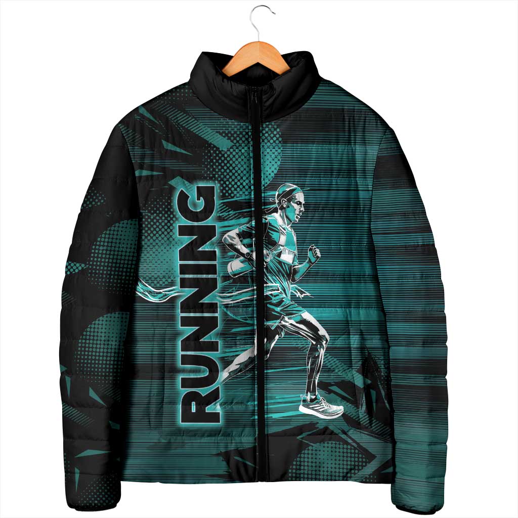Personalized Running Padded Jacket Infinite Sprint Energy