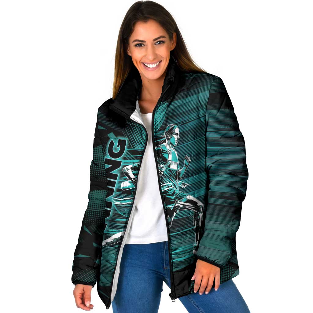 Personalized Running Padded Jacket Infinite Sprint Energy