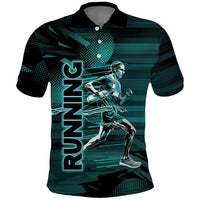 Personalized Running Polo Shirt Infinite Sprint Energy