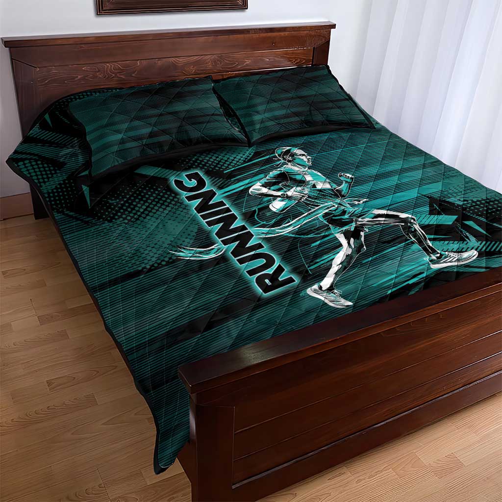 Running Quilt Bed Set Infinite Sprint Energy