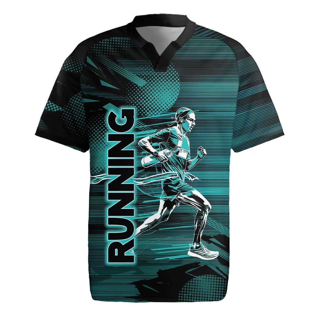 Personalized Running Rugby Jersey Infinite Sprint Energy