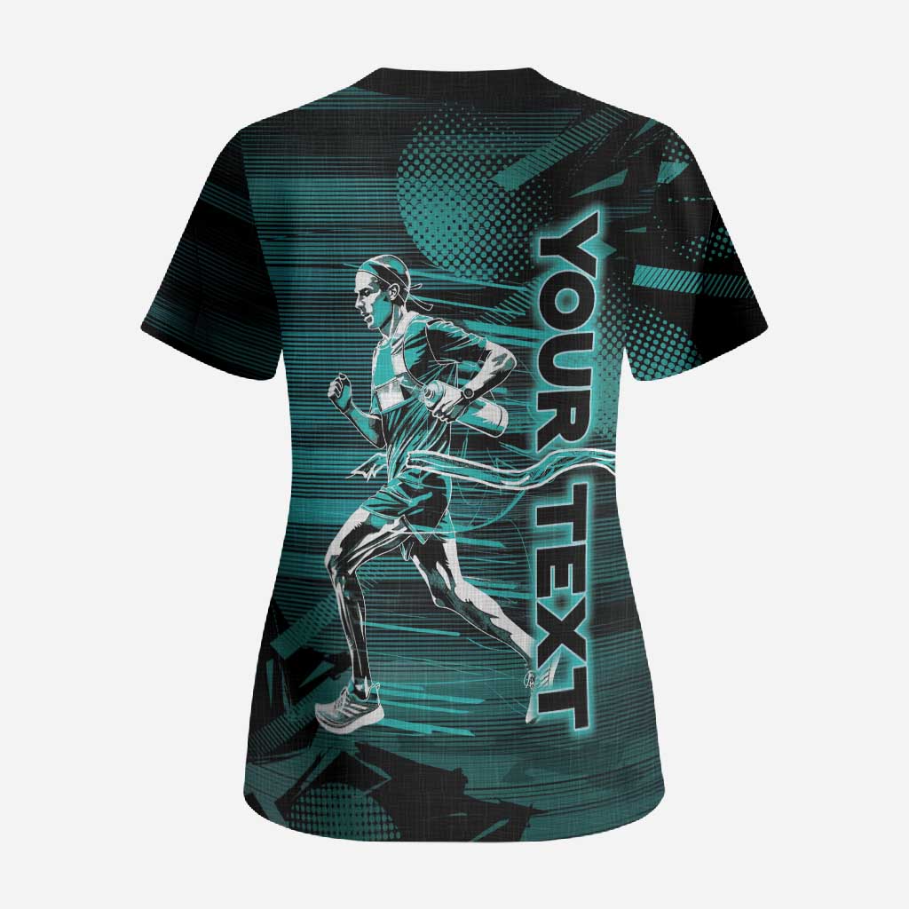 Personalized Running Scrub Top Infinite Sprint Energy