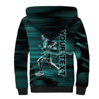 Personalized Running Sherpa Hoodie Infinite Sprint Energy