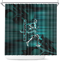 Running Shower Curtain Infinite Sprint Energy