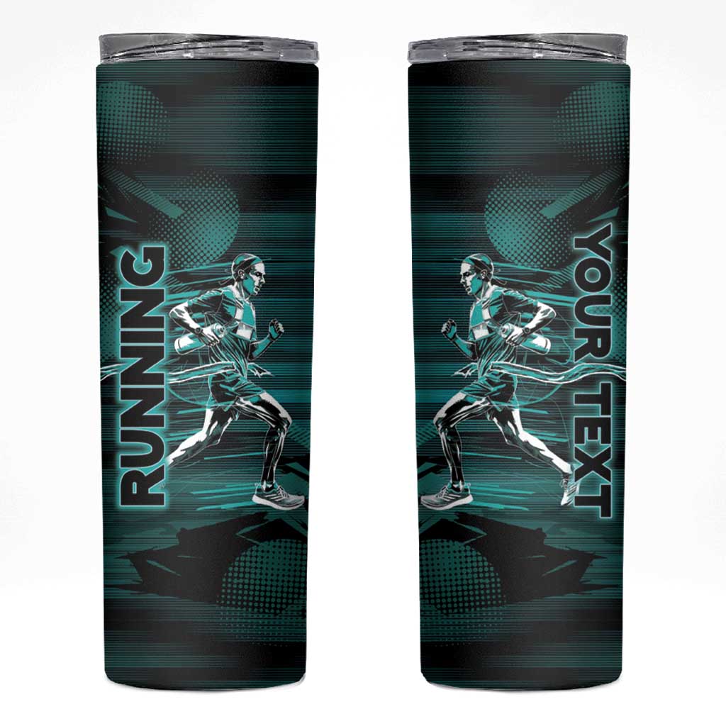 Personalized Running Skinny Tumbler Infinite Sprint Energy