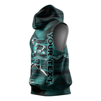 Personalized Running Sleeveless Hoodie Infinite Sprint Energy