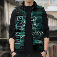 Personalized Running Sleeveless Puffer Jacket Infinite Sprint Energy