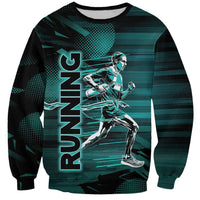Personalized Running Sweatshirt Infinite Sprint Energy