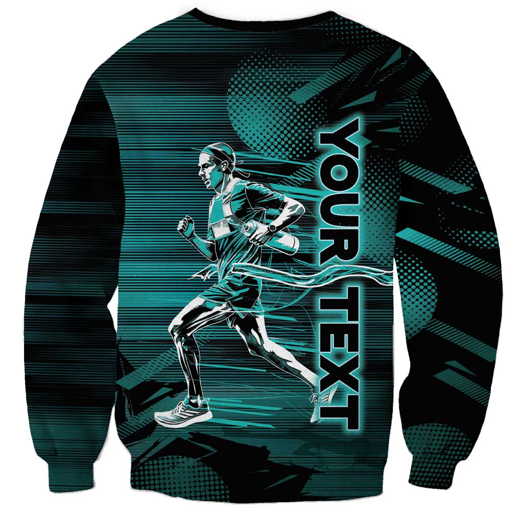 Personalized Running Sweatshirt Infinite Sprint Energy