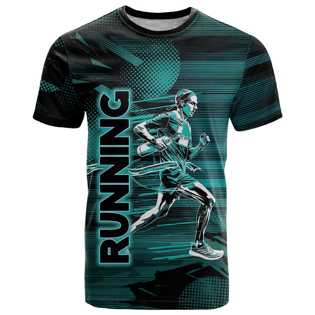 Personalized Running T Shirt Infinite Sprint Energy