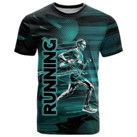 Personalized Running T Shirt Infinite Sprint Energy