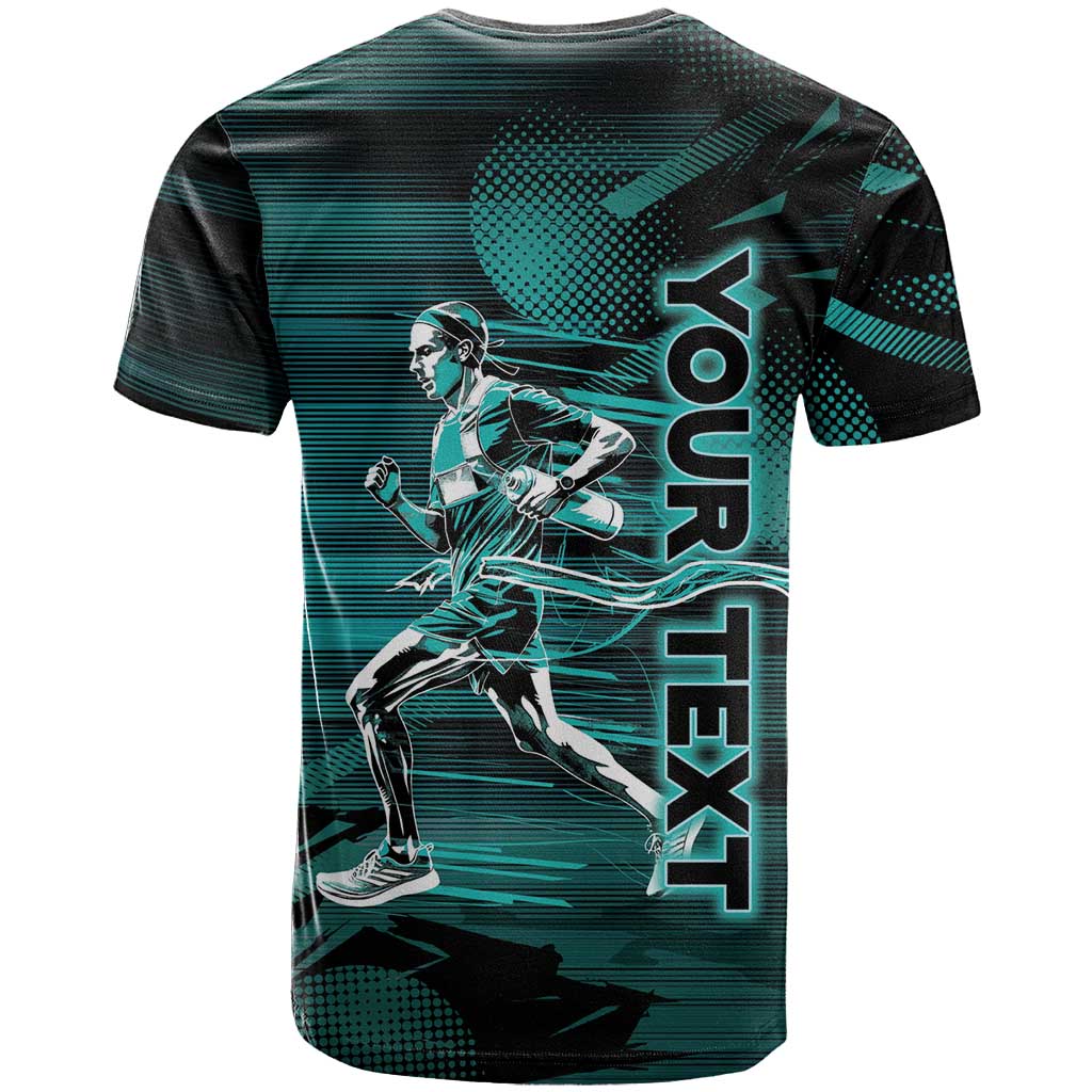 Personalized Running T Shirt Infinite Sprint Energy