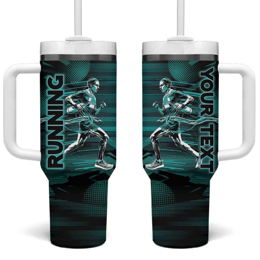 Personalized Running Tumbler With Handle Infinite Sprint Energy