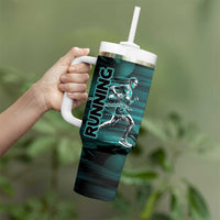 Personalized Running Tumbler With Handle Infinite Sprint Energy