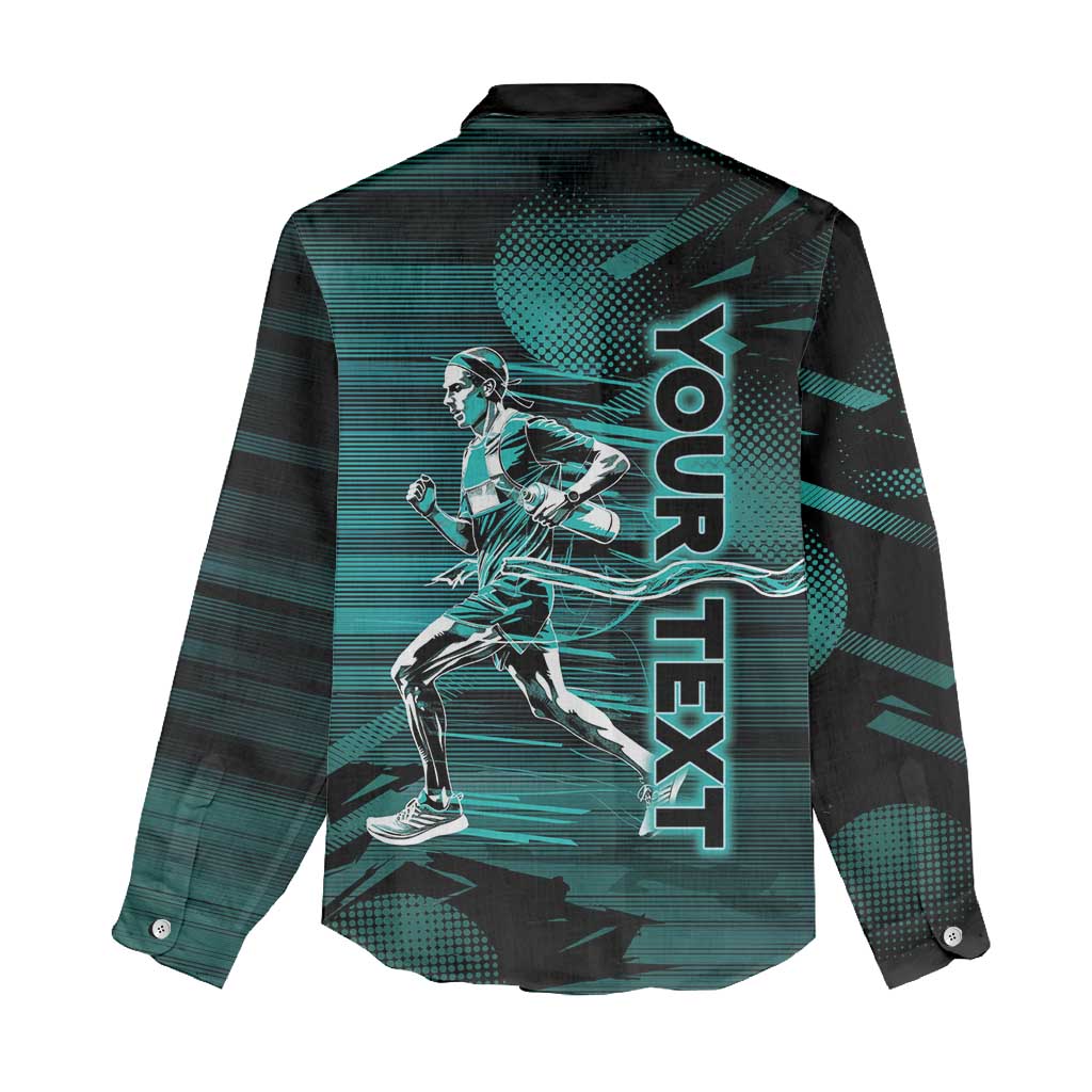 Personalized Running Women Casual Shirt Infinite Sprint Energy